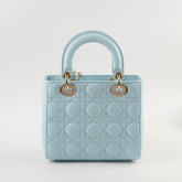 Christian Dior Small Lady Dior ABC Blue
